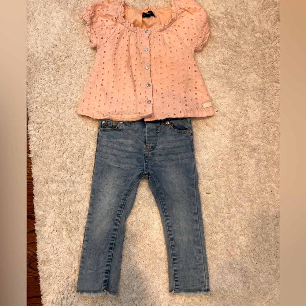 NWOT 7 for a mankind girls outfit